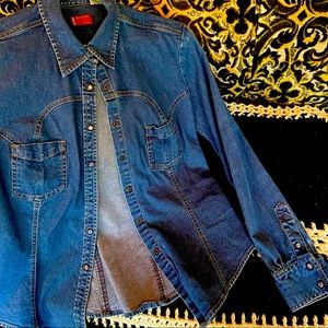 Levi’s western snap front shirt